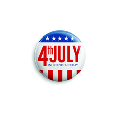 Modern Fourth Of July United States Independence Day Celebration Flag Background Header Banner Blue and Red Color For Personal and all Business Company with High end Look