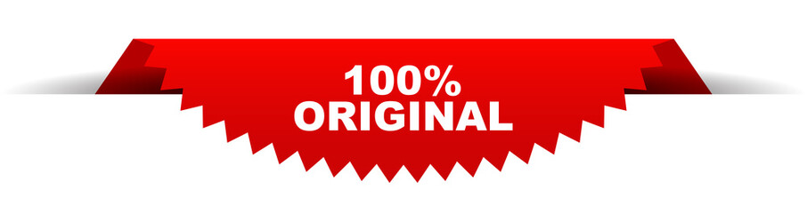 Fototapeta premium red vector banner 100% original