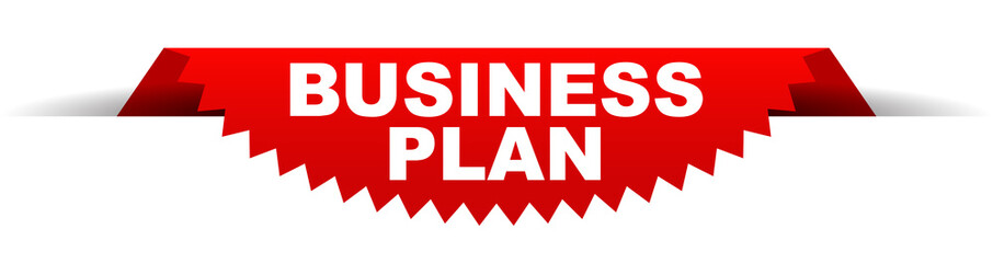 Fototapeta premium red vector banner business plan