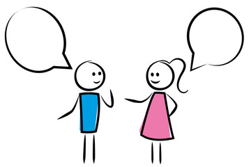 Strichmännchen Highfive Karte