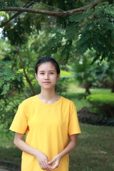 portrait of young woman in Vietnam