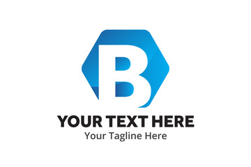 alphabetical logo creative design in flat style with color