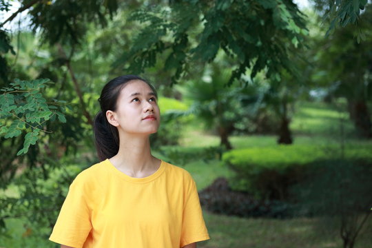 portrait of young woman in Vietnam