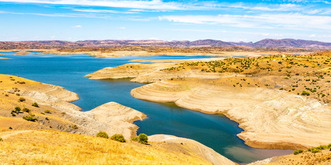 Oum Er-Rbia River jn the Khénifra province, Morocco