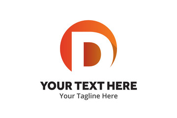 Fototapeta premium alphabetical logo creative design in flat style with color