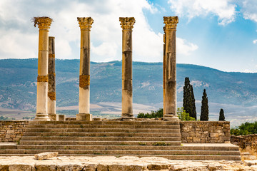 The Capitoline Temple at Volubilis