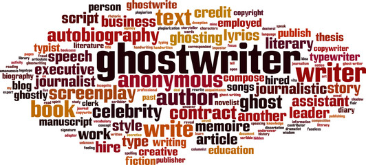 Ghostwriter word cloud