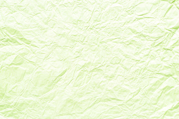 Light green crumpled background texture