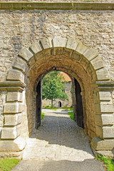 Fototapeta na wymiar Rohr: Kloster St. Michael: Eingangstor (815, Thüringen)