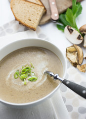 Creamy mushroom soup