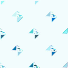 Seamless vector pattern. geometrical background with hand drawn decorative tribal elements. Print with ethnic, folk, traditional motifs. Graphic geometric illustration for wrapping, wallpaper, fabric