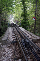 Railway and bridge