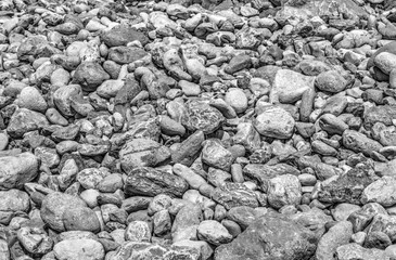 Stone background in black and white