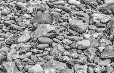 Stone background in black and white