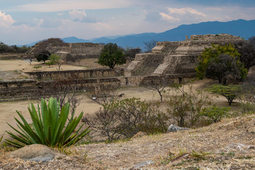 Monte Alban ruins in Oaxaca