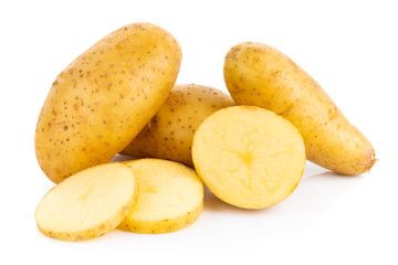 potato isolated on white background