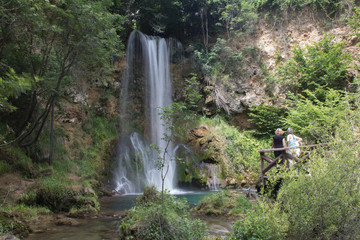 Biggest waterfall in Serbia, called "Veliki Buk", near Despotovac city, Eastern Serbia