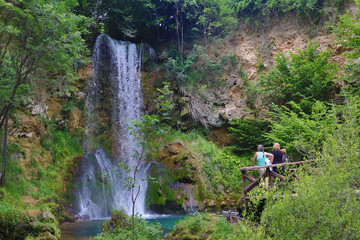 Biggest waterfall in Serbia, called "Veliki Buk", near Despotovac city, Eastern Serbia