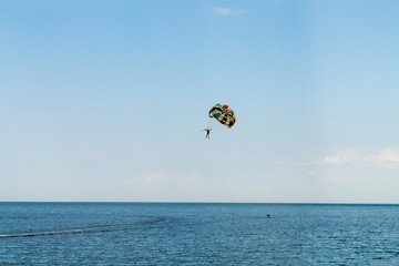 parasailing on beach