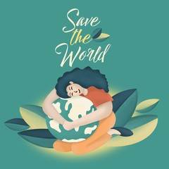 Save the world. world environment day