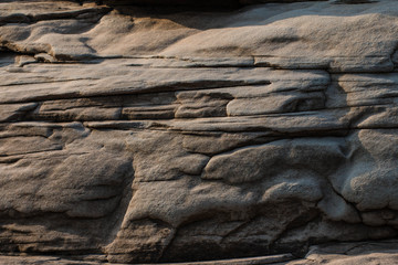 beautiful background rock canyon beside maekhong river
