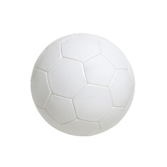 White soccer ball isolated