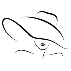 Linear Portrait Girl