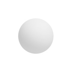 White ping-pong ball