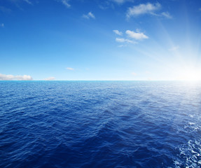 Obraz premium Seascape and blue sky