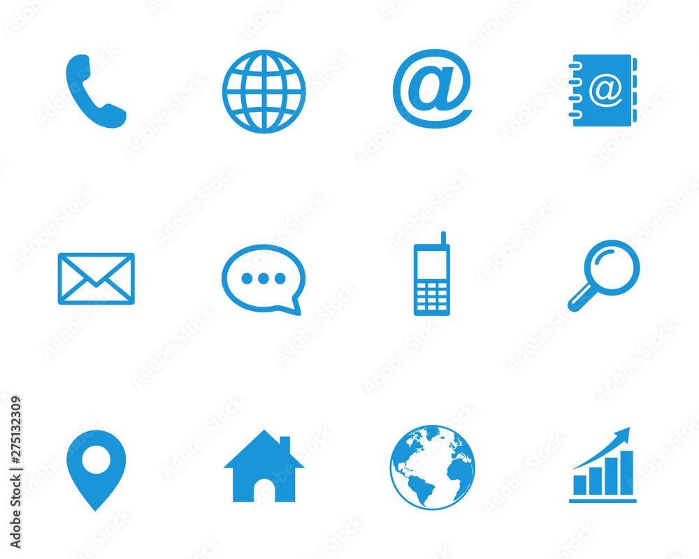 Poster web icon set. set of web icon symbol vector. computer and mobile icons