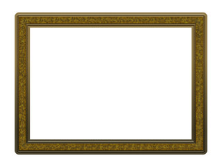 Modern pictures frame isolated on white background 