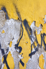 Detail of a degraded plaster - concept image