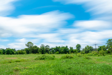 Beautiful view of sky and green at countryside