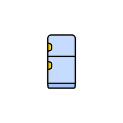 Refrigerator vector icon sign symbol