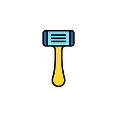 Razor blade vector icon sign symbol