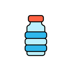 Water bottle vector icon sign symbol