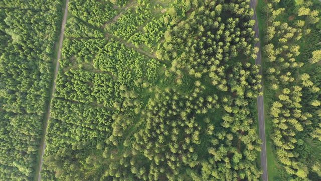Landschaften in Hessen aus der Luft