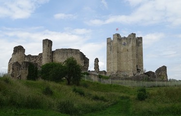 Fototapeta premium Conisbrough Castle - Yorkshire, England, UK