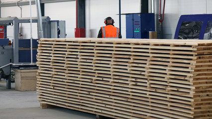 Woodworking enterprise. Production of stacked pine wood for processing and furniture production .