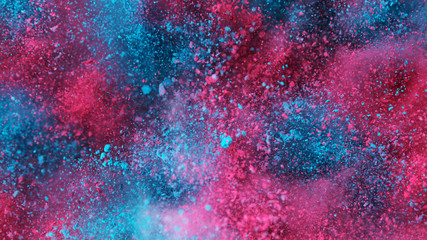Fototapeta premium Explosion of colored powder.