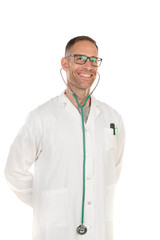 Fototapeta premium Handsome doctor with glasses
