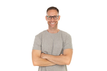 Fototapeta premium Handsome guy with glasses