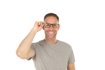 Fototapeta premium Handsome guy with glasses
