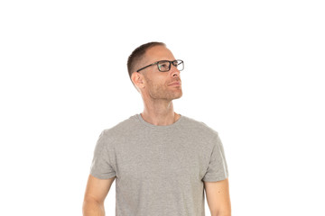 Fototapeta premium Handsome guy with glasses