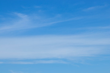 Blue sky background with clouds
