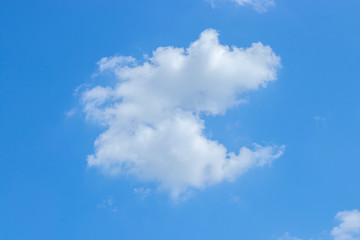 Blue sky background with clouds