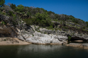 Visiting Pedernales Falls State Park, Texas hill country, USA