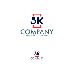 Obraz premium Kreatywne szablony projektów logo 3K