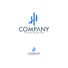 Architecture, finance, building logo design template