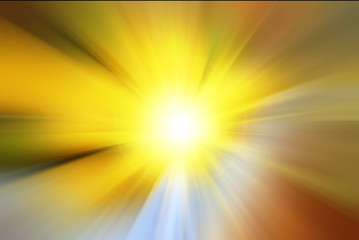 Obraz premium Abstrakcyjny obraz błysku światła słonecznego.